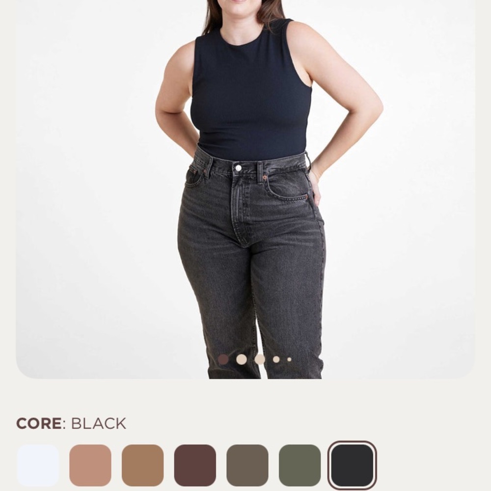NUUDS Ribbed Tank Bodysuit